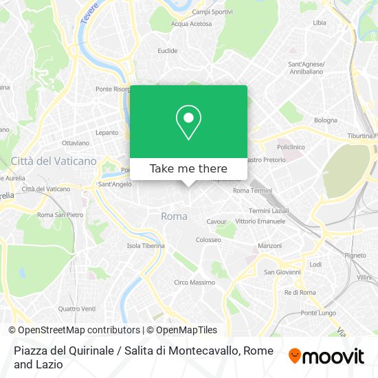 Piazza del Quirinale / Salita di Montecavallo map