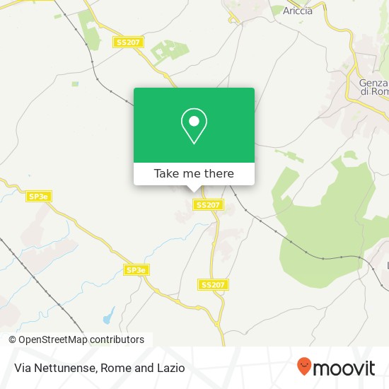 Via Nettunense map