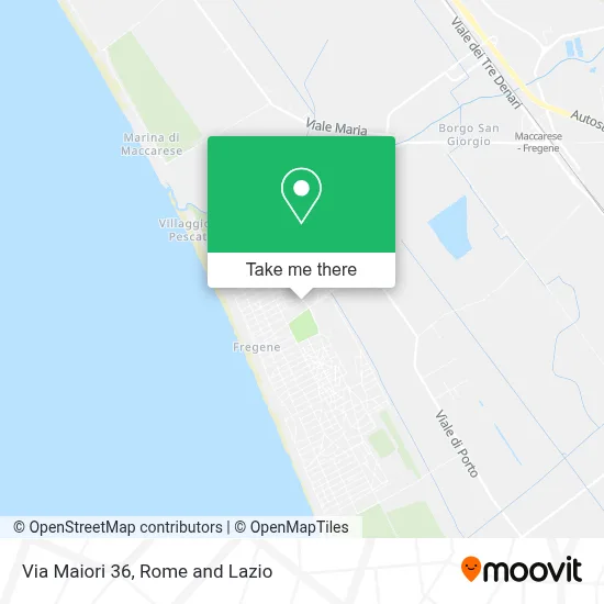 Via Maiori  36 map