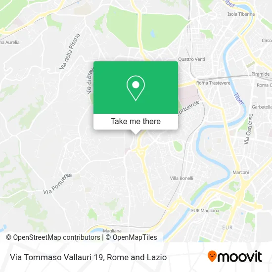 Via Tommaso Vallauri  19 map