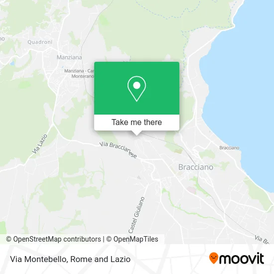 Montebello Street map