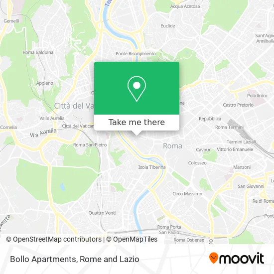 Bollo Apartments map