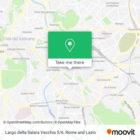 Largo della Salara Vecchia 5/6 map