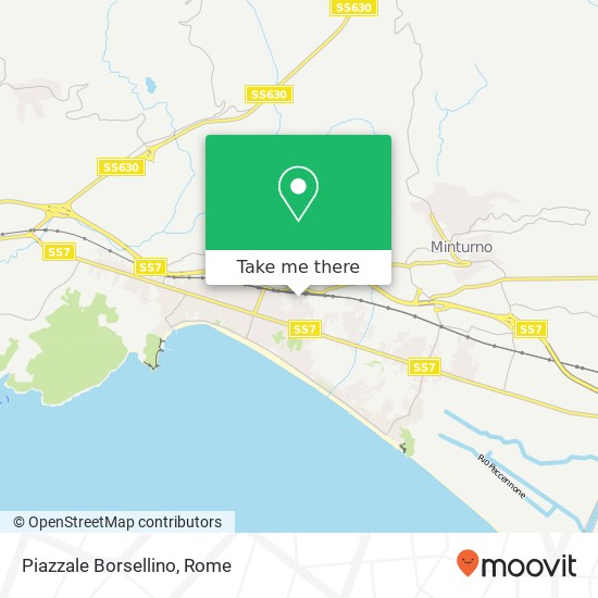 Piazzale Borsellino map