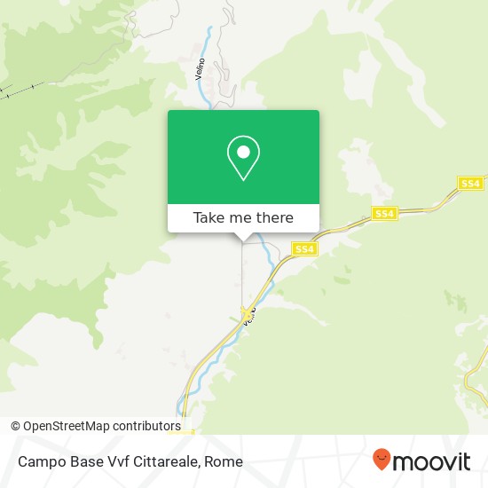 Campo Base Vvf Cittareale map