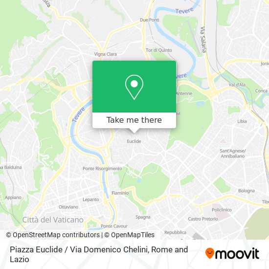 Piazza Euclide / Via Domenico Chelini map