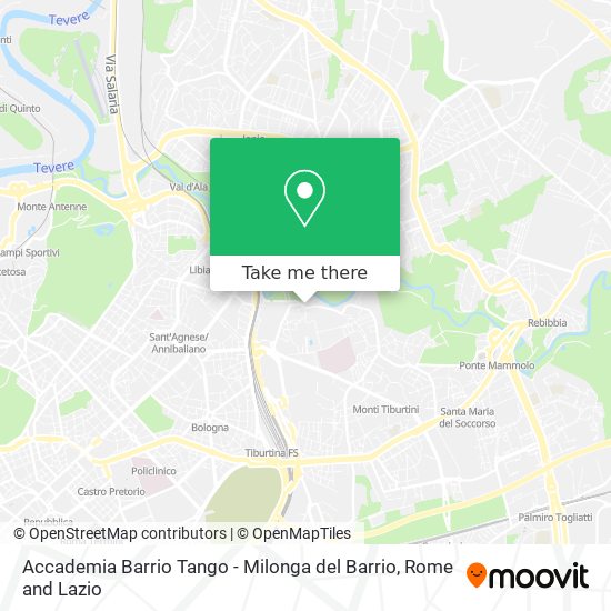 Accademia Barrio Tango - Milonga del Barrio map