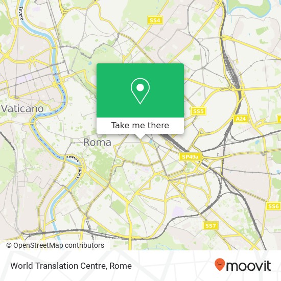 World Translation Centre map