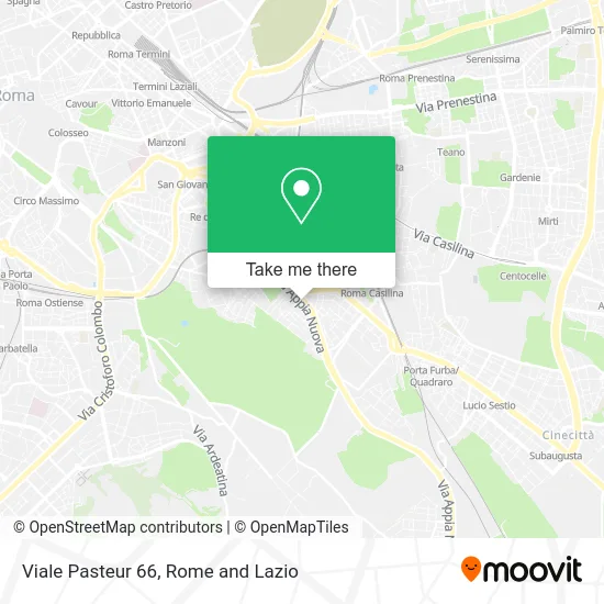 Pasteur Avenue 66 map