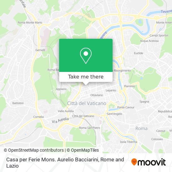 Casa per Ferie Mons. Aurelio Bacciarini map