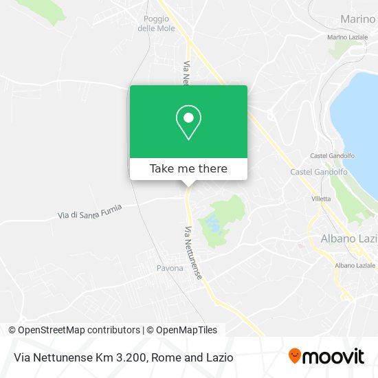 Via Nettunense Km 3.200 map