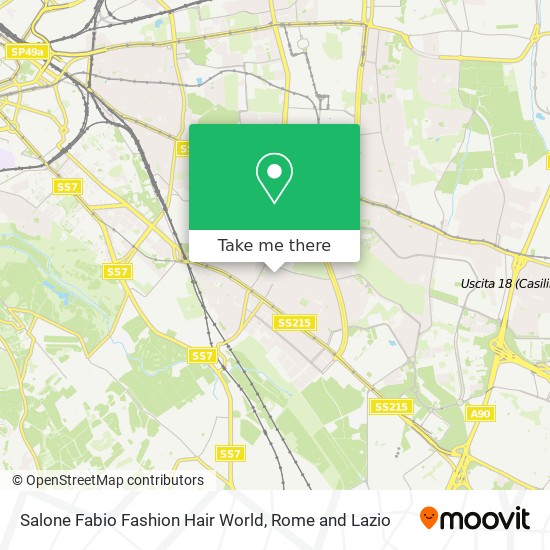 Salone Fabio Fashion Hair World map