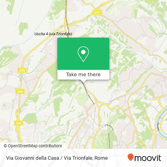 Via Giovanni della Casa / Via Trionfale map