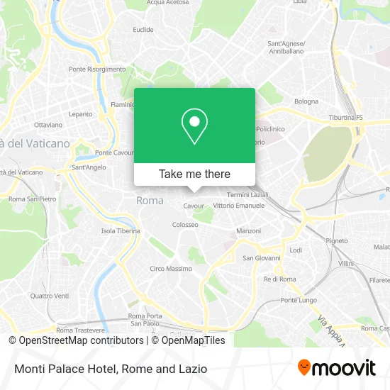 Monti Palace Hotel map