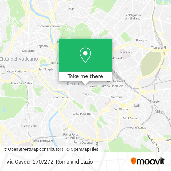 Cavour Street 270/272 map