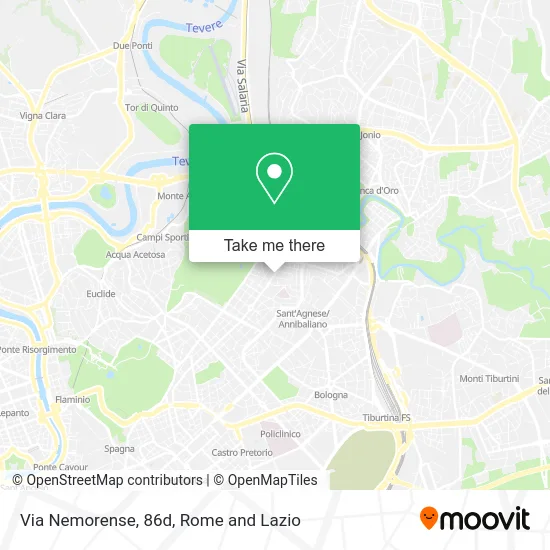 Nemorense Street, 86d map