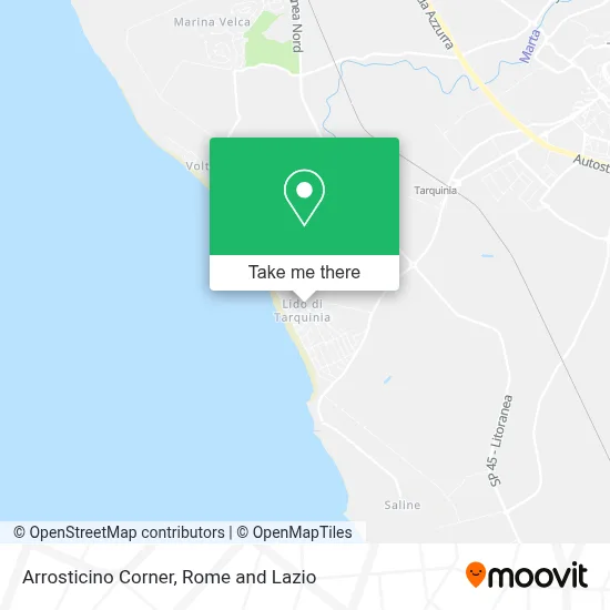 Arrosticino Corner map