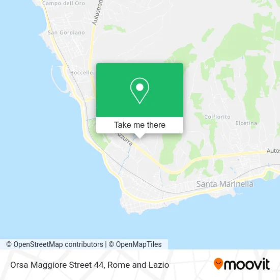 Orsa Maggiore Street 44 map
