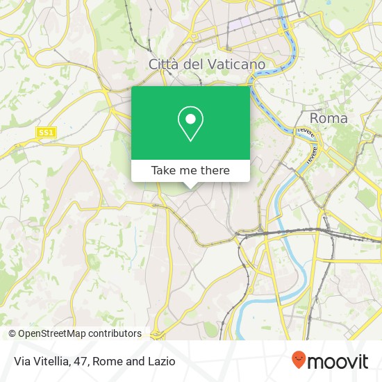 Via Vitellia, 47 map