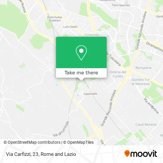 Carfizzi Street, 23 map