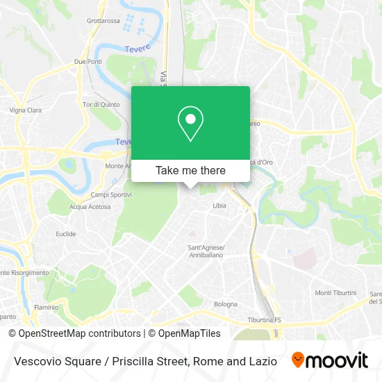 Vescovio Square / Priscilla Street map