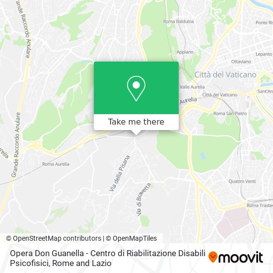 Opera Don Guanella - Centro di Riabilitazione Disabili Psicofisici map