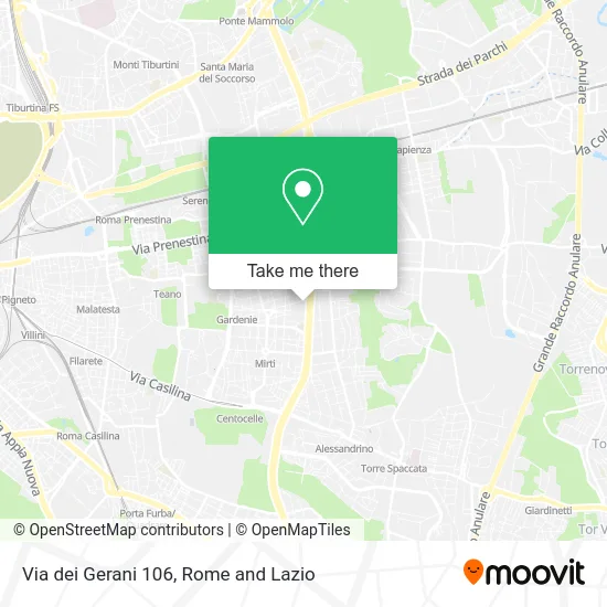 Gerani Street 106 map