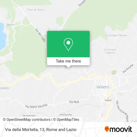 Mortella Street, 13 map