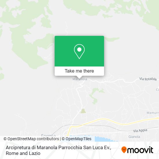 Arcipretura di Maranola Parrocchia San Luca Ev. map
