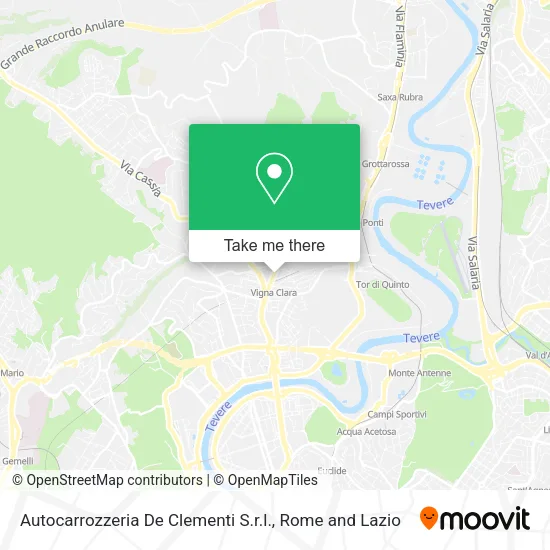 Autocarrozzeria De Clementi S.r.l. map