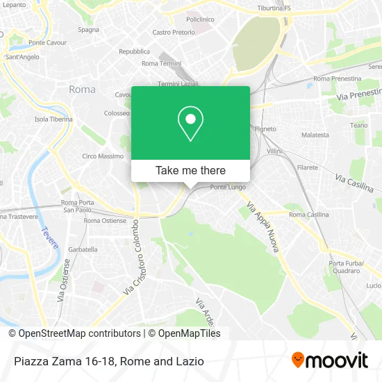 Zama Square 16-18 map