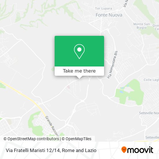Via Fratelli Maristi 12/14 map
