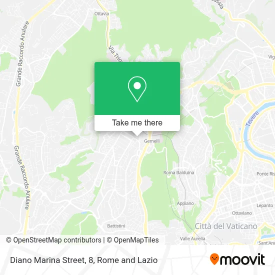 Diano Marina Street, 8 map