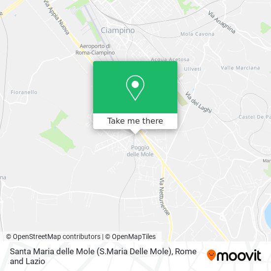 Santa Maria delle Mole (S.Maria Delle Mole) map