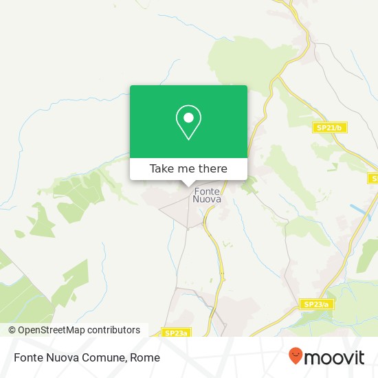 Fonte Nuova Comune map