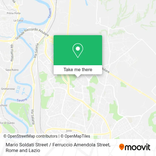 Mario Soldati Street / Ferruccio Amendola Street map