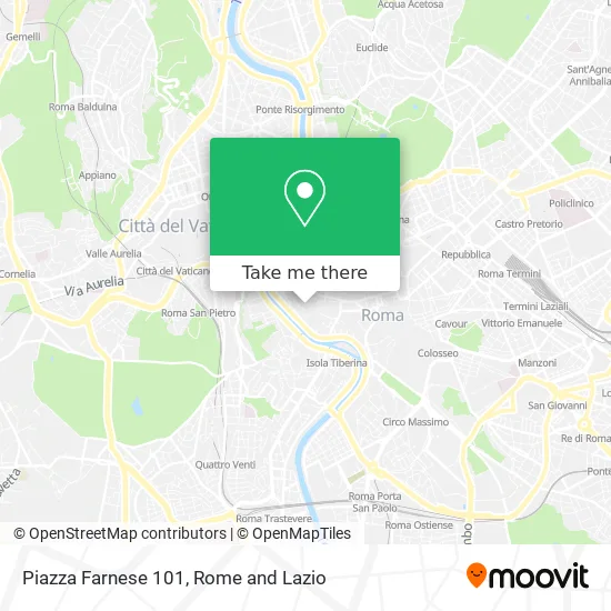 Piazza Farnese 101 map