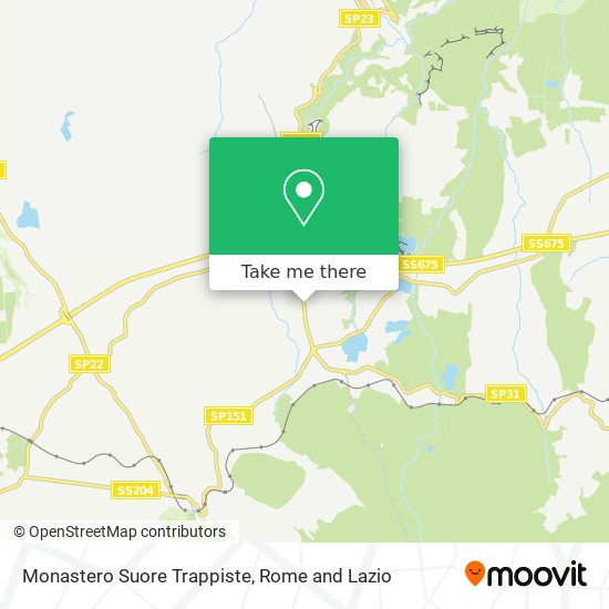 Monastero Suore Trappiste map