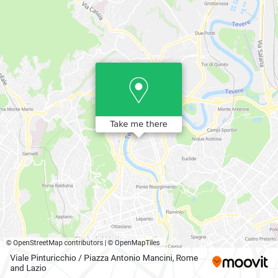 Viale Pinturicchio / Piazza Antonio Mancini map