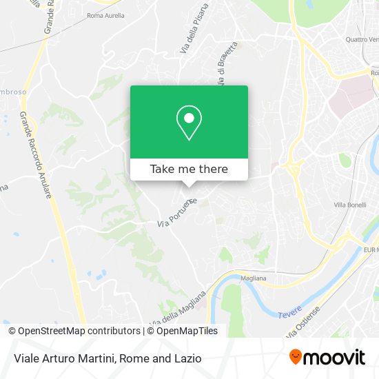 Viale Arturo Martini map