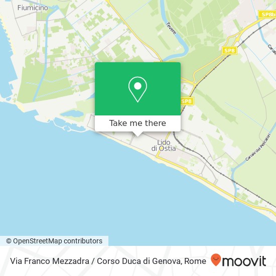 Via Franco Mezzadra / Corso Duca di Genova map