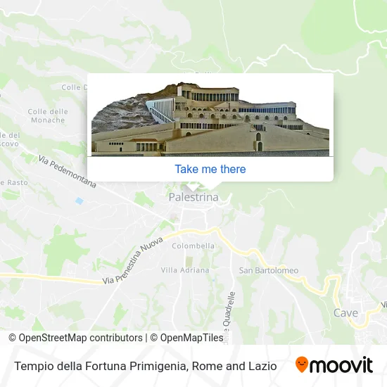 Temple of Primordial Fortune map