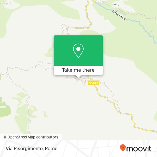 Via Risorgimento map