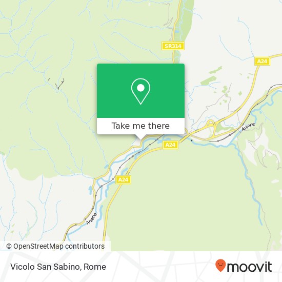 Vicolo San Sabino map