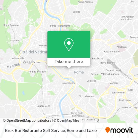 Brek Bar Ristorante Self Service map