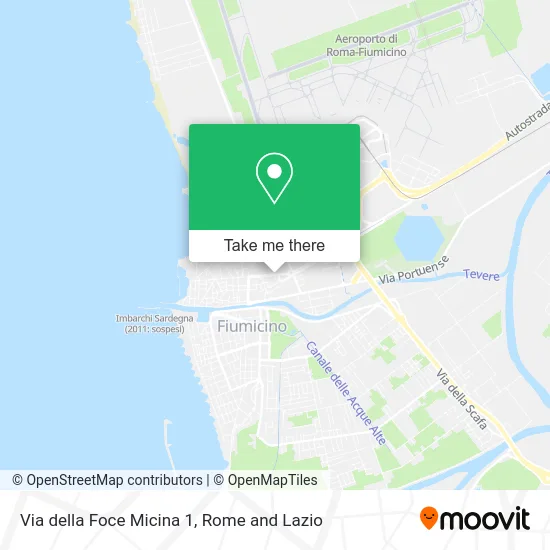 Micina River Mouth Street 1 map