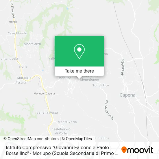 Istituto Comprensivo "Giovanni Falcone e Paolo Borsellino" - Morlupo map