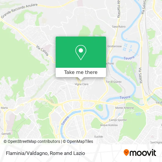 Flaminia/Valdagno map