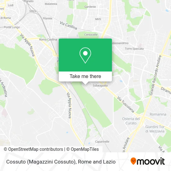 Cossuto (Cossuto Warehouses) map