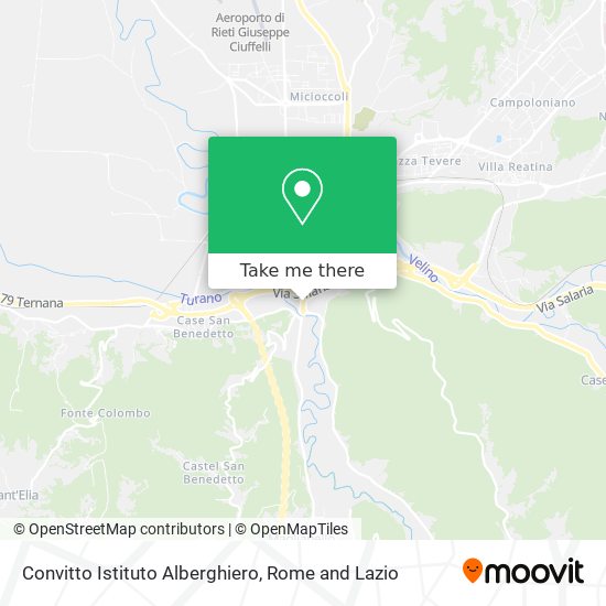 Convitto Istituto Alberghiero map